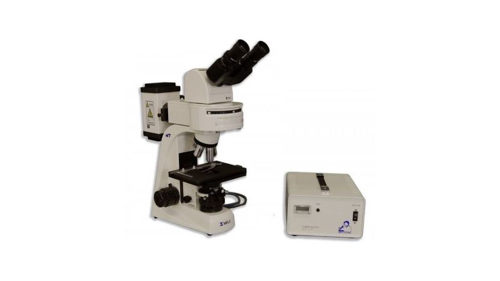 Meiji Techno Halogen Ergonomic Binoculor Epi-Fluorescence Biological Microscope, BEIGE, LARGE MT6200EH