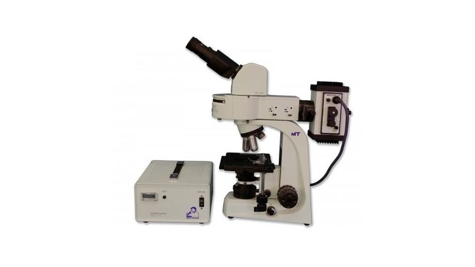 Meiji Techno Halogen Ergonomic Binoculor Epi-Fluorescence Biological Microscope, BEIGE, LARGE MT6200EH