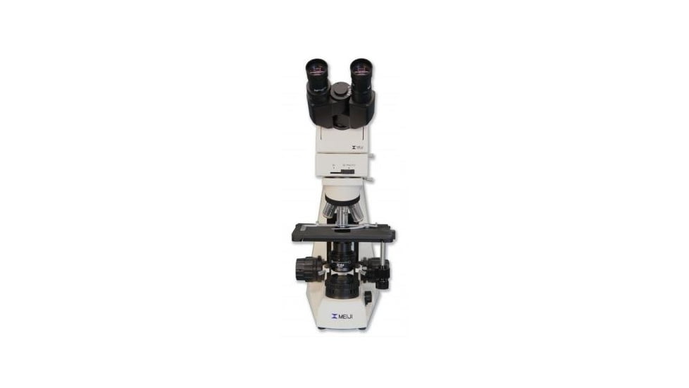 Meiji Techno Halogen Ergonomic Trinocular Brightfield Biological Microscope, BEIGE, LARGE MT5300EH