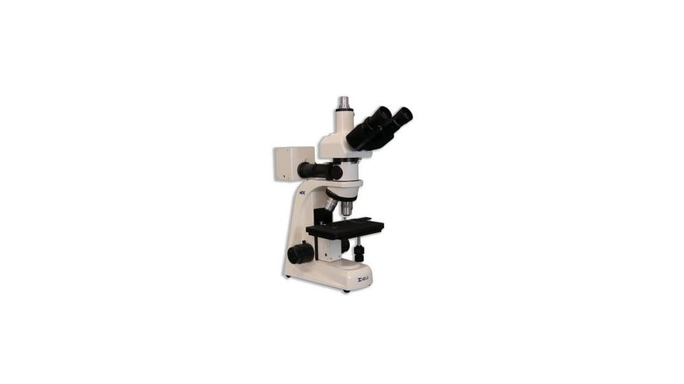 Meiji Techno Halogen Trino Brightfield,Darkfield Metallurgical Microscope, BEIGE, LARGE MT7530