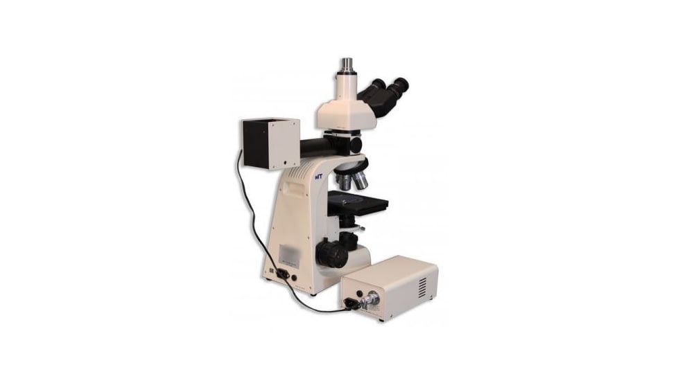 Meiji Techno Halogen Trino Incident,Transmitted Light BF,DF Metallurgical Microscope, BEIGE, LARGE MT8530