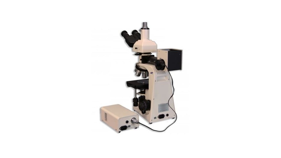 Meiji Techno Halogen Trino Incident,Transmitted Light BF,DF Metallurgical Microscope, BEIGE, LARGE MT8530