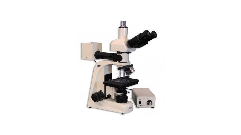 Meiji Techno Halogen Trino Incident,Transmitted Light BF,DF Metallurgical Microscope, BEIGE, LARGE MT8530