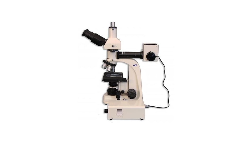 Meiji Techno Halogen Trino Incident,Transmitted Light BF,DF Metallurgical Microscope, BEIGE, LARGE MT8530