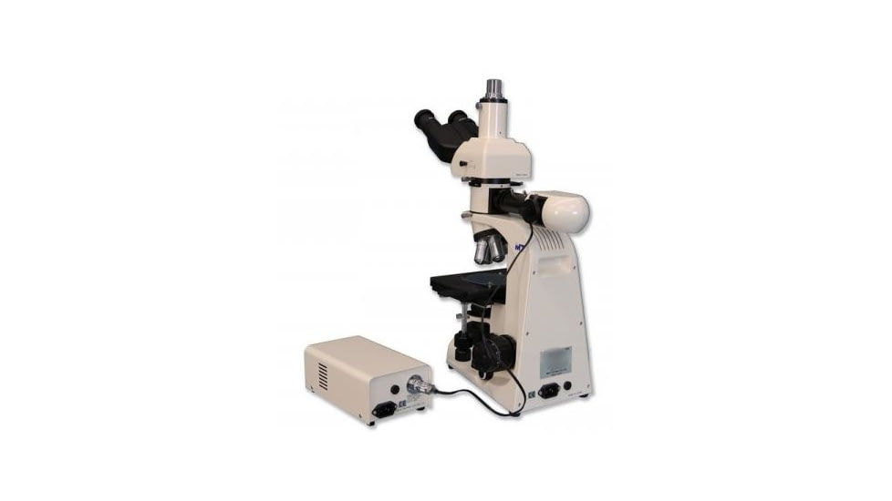 Meiji Techno Halogen Trino Incident,Transmitted Light BF Metallurgical Microscope, BEIGE, LARGE MT8100