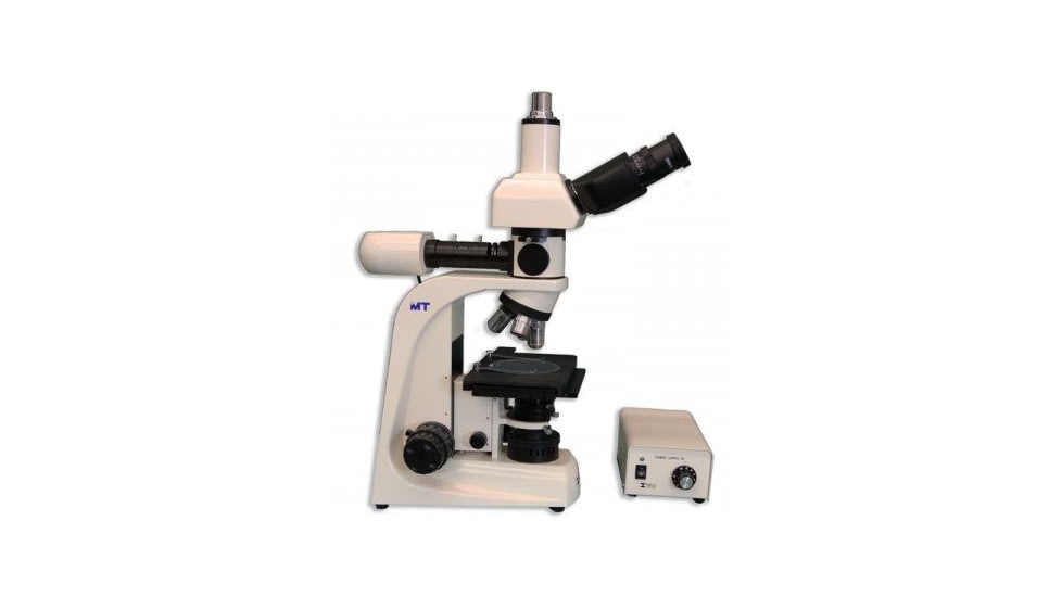 Meiji Techno Halogen Trino Incident,Transmitted Light BF Metallurgical Microscope, BEIGE, LARGE MT8100