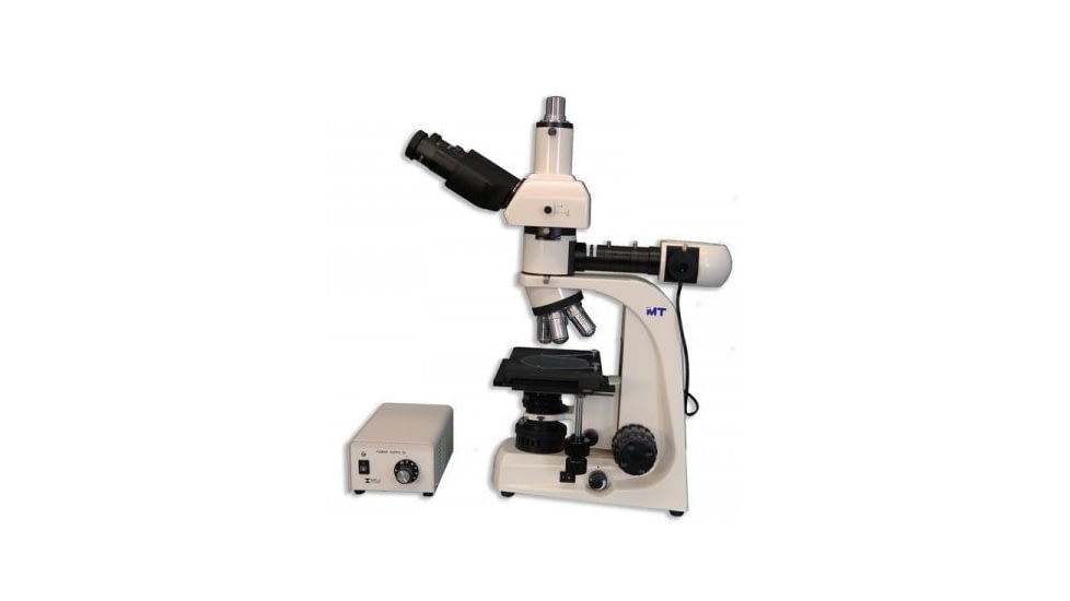 Meiji Techno Halogen Trino Incident,Transmitted Light BF Metallurgical Microscope, BEIGE, LARGE MT8100