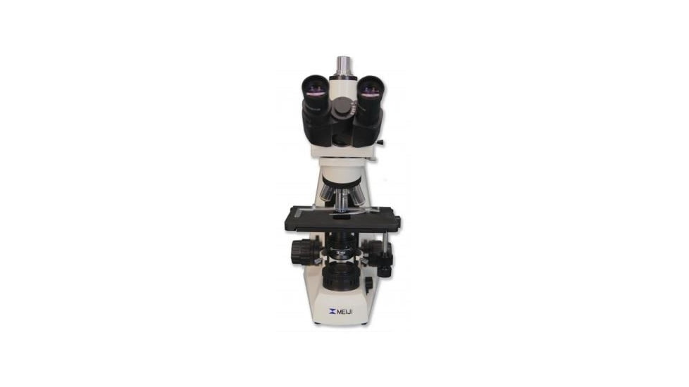 Meiji Techno Halogen Trinocular Brightfield Biological Microscope, BEIGE, LARGE MT5300H