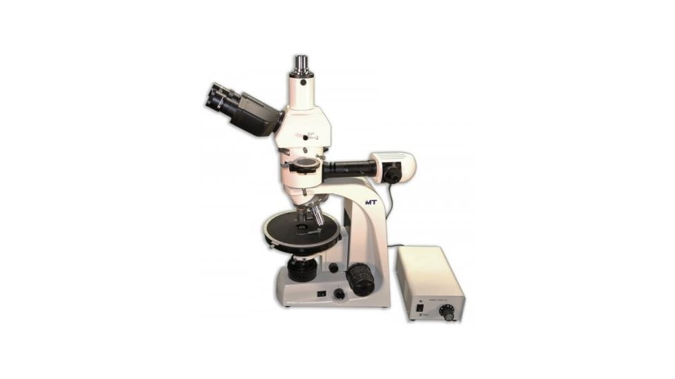 Meiji Techno Halogen Trinocular Polarizing Microscope, BEIGE, LARGE MT9930