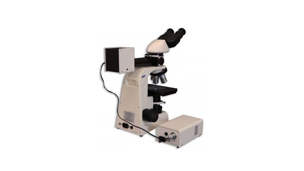Meiji Techno LED Bino Incident,Transmitted Light BF,DF Metallurgical Microscope,MT8520L, BEIGE, LARGE MT8520L