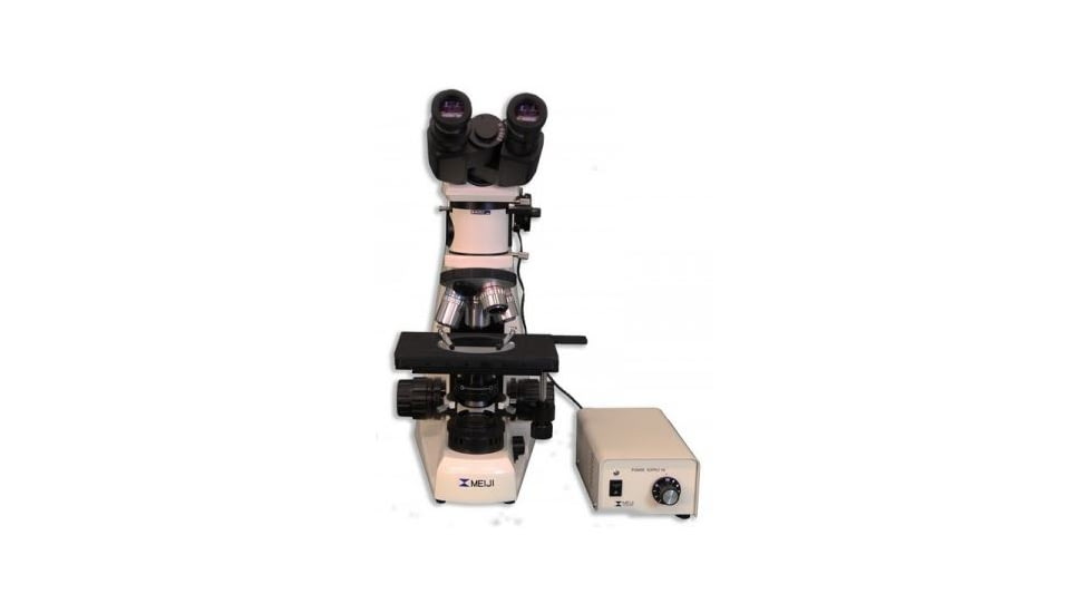 Meiji Techno LED Bino Incident,Transmitted Light BF,DF Metallurgical Microscope,MT8520L, BEIGE, LARGE MT8520L