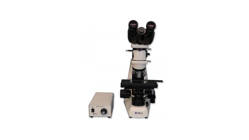 Meiji Techno LED Bino Incident,Transmitted Light BF Metallurgical Microscope, BEIGE, LARGE MT8000L