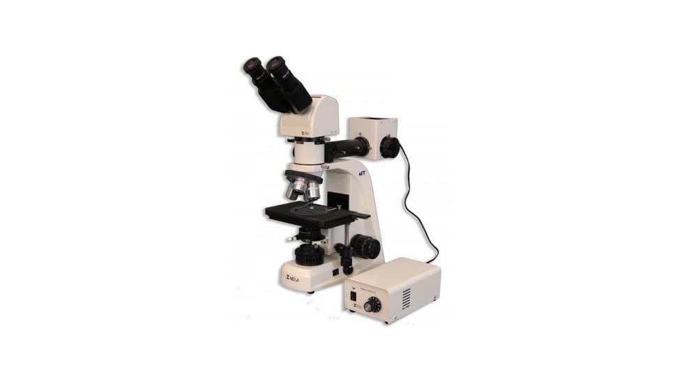 Meiji Techno LED Ergo Bino Incident,Transmitted Light BF,DF Metallurgical Microscope,MT8520L, BEIGE, LARGE MT8520EL