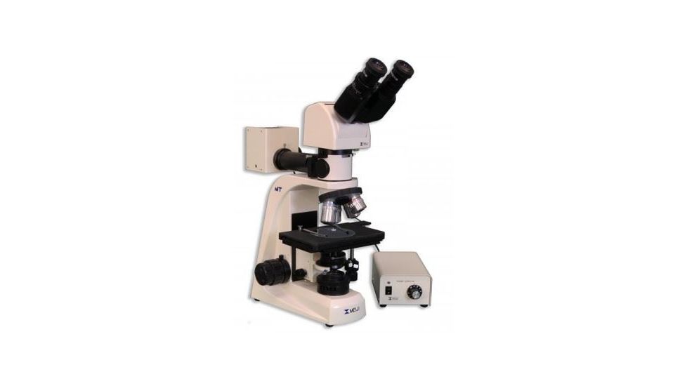 Meiji Techno LED Ergo Bino Incident,Transmitted Light BF,DF Metallurgical Microscope,MT8520L, BEIGE, LARGE MT8520EL