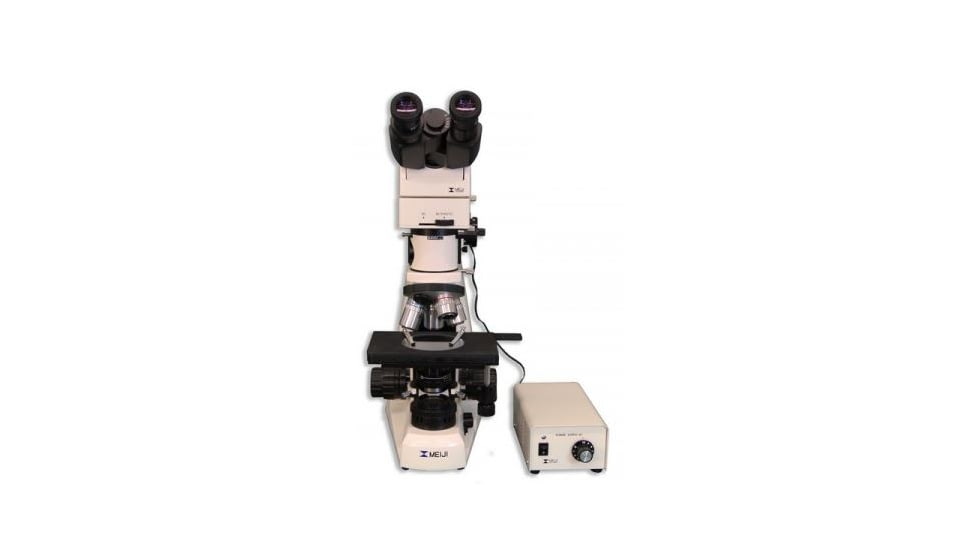 Meiji Techno LED Ergo Trino Incident,Transmitted Light BF,DF Metallurgical Microscope,MT8500, BEIGE, LARGE MT8530EL