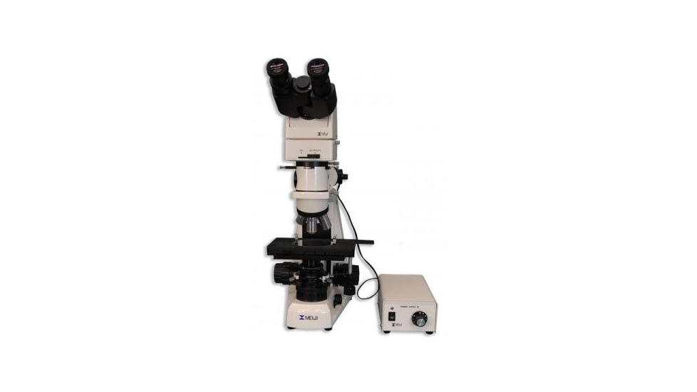 Meiji Techno LED Ergo Trino Incident,Transmitted Light BF Metallurgical Microscope,MT8000, BEIGE, LARGE MT8100EL