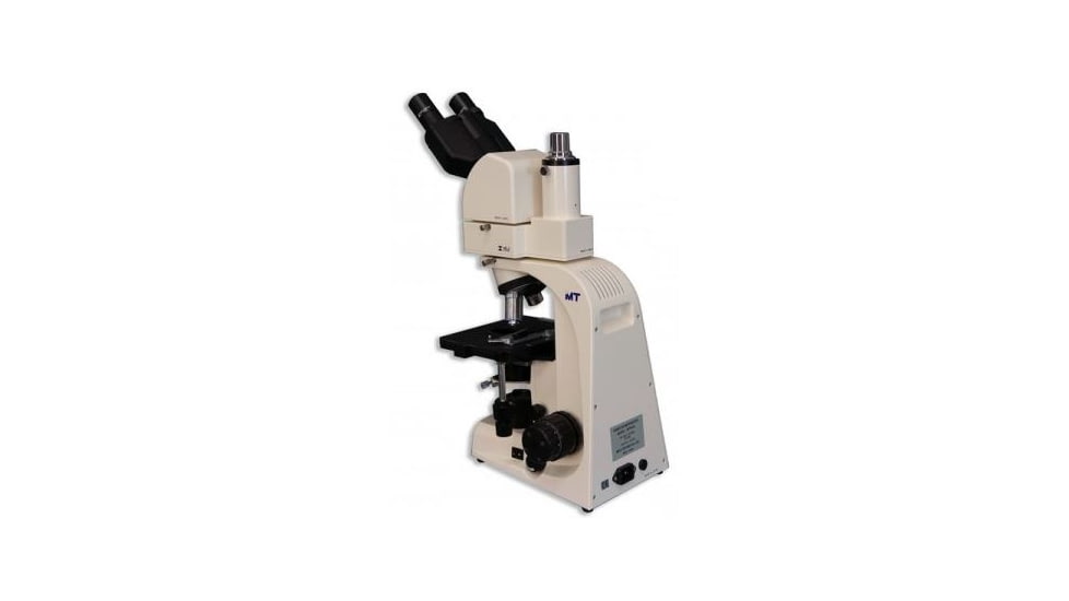 Meiji Techno LED Ergonomic Trinocular Brightfield Biological Microscope,MT4300, BEIGE, LARGE MT4300EL