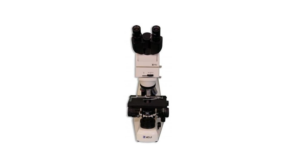 Meiji Techno LED Ergonomic Trinocular Brightfield Biological Microscope,MT4300, BEIGE, LARGE MT4300EL