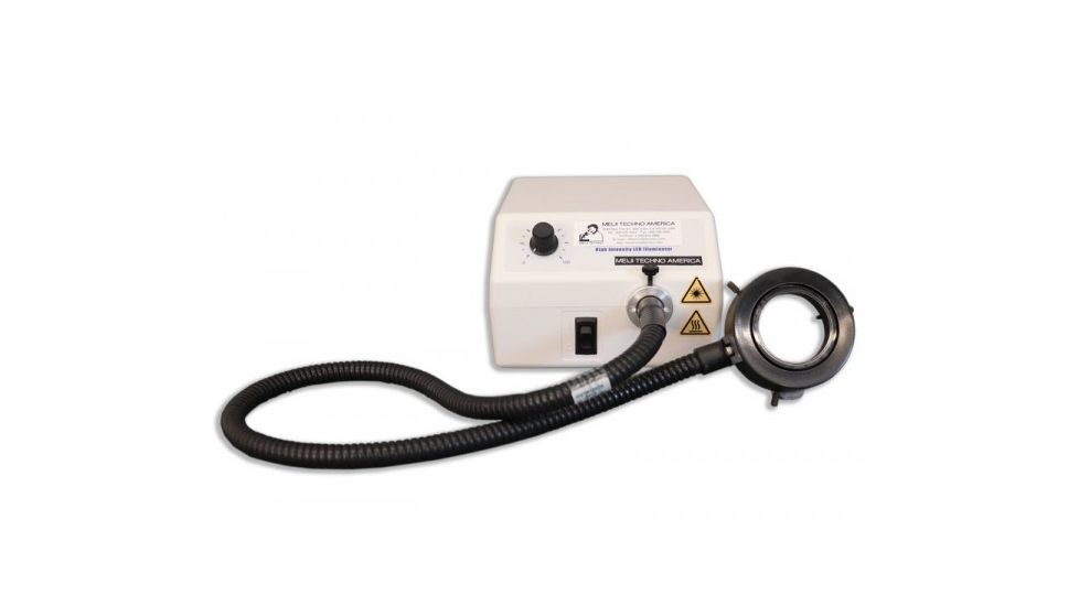 Meiji Techno LED Fiber Optic Illuminator With 60mm Ring Light 100/240V, FL-5000-US-RL