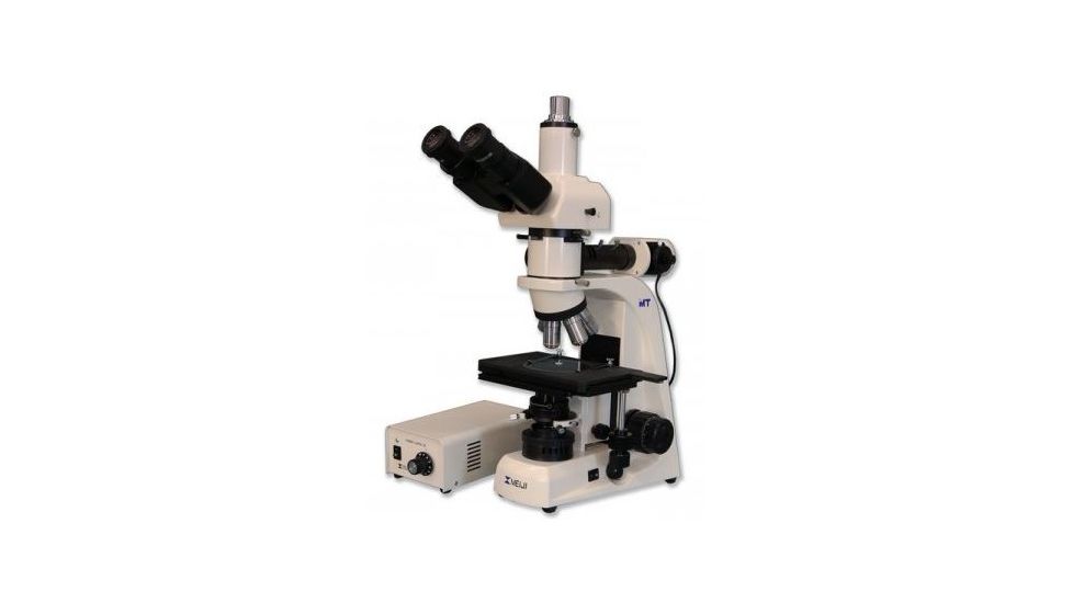 Meiji Techno LED Trino Incident,Transmitted Light BF Metallurgical Microscope,MT8100L, BEIGE, LARGE MT8100L