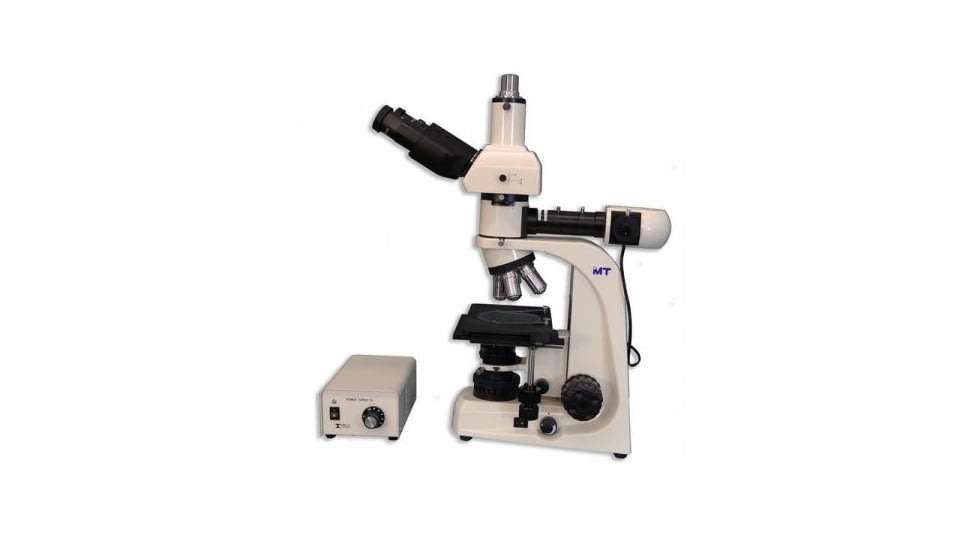 Meiji Techno LED Trino Incident,Transmitted Light BF Metallurgical Microscope,MT8100L, BEIGE, LARGE MT8100L