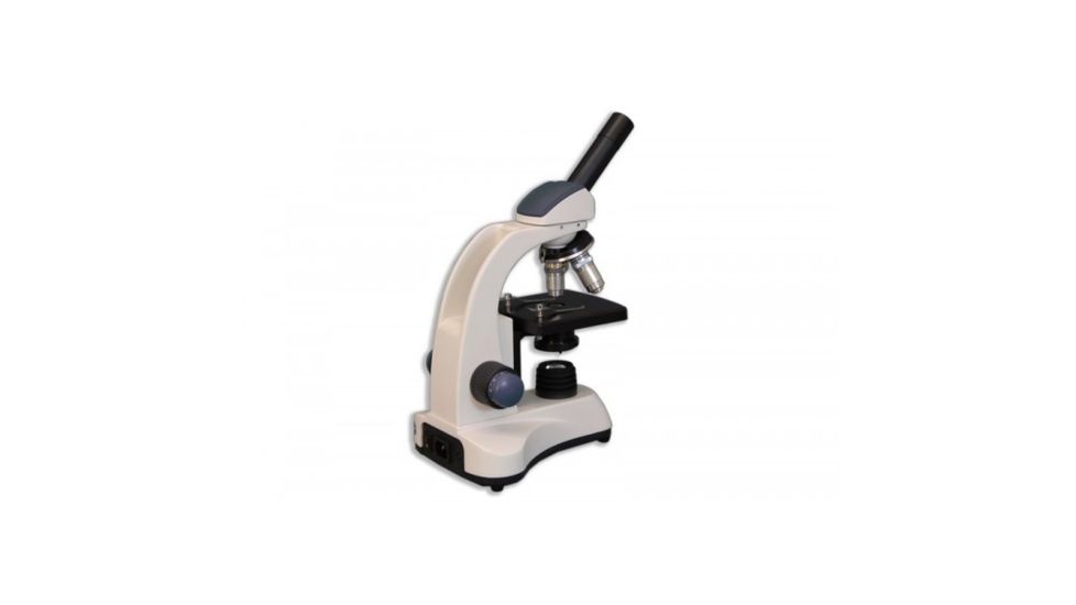 Meiji Techno MT-10 LED Monocular Entry Level Compound Microscope, White MT-10