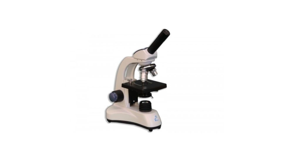 Meiji Techno MT-10 LED Monocular Entry Level Compound Microscope, White MT-10