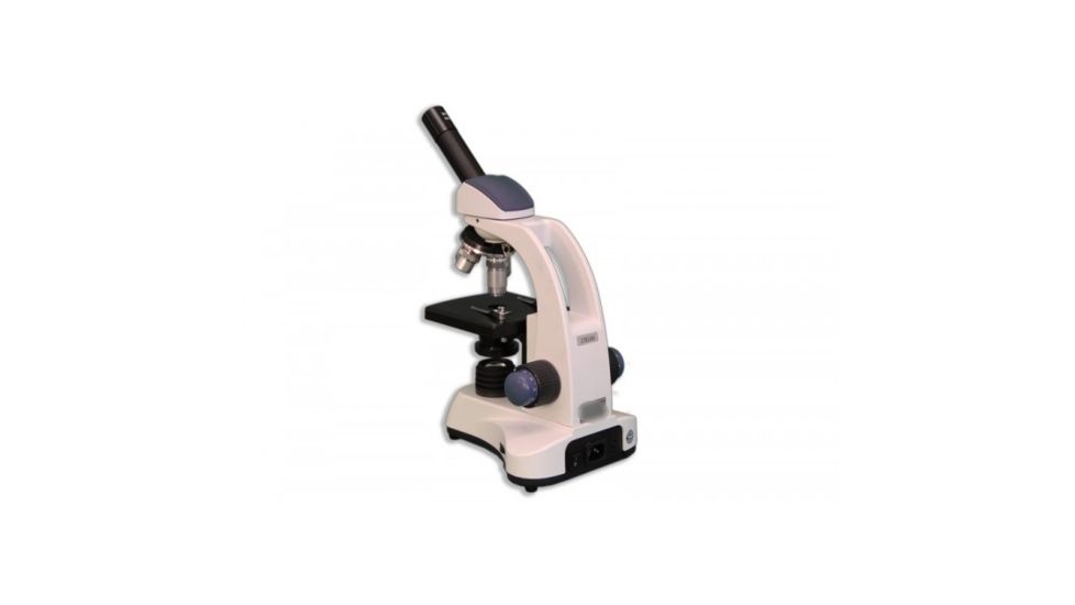 Meiji Techno MT-11 LED Monocular Entry Level Compound Microscope, White MT-11