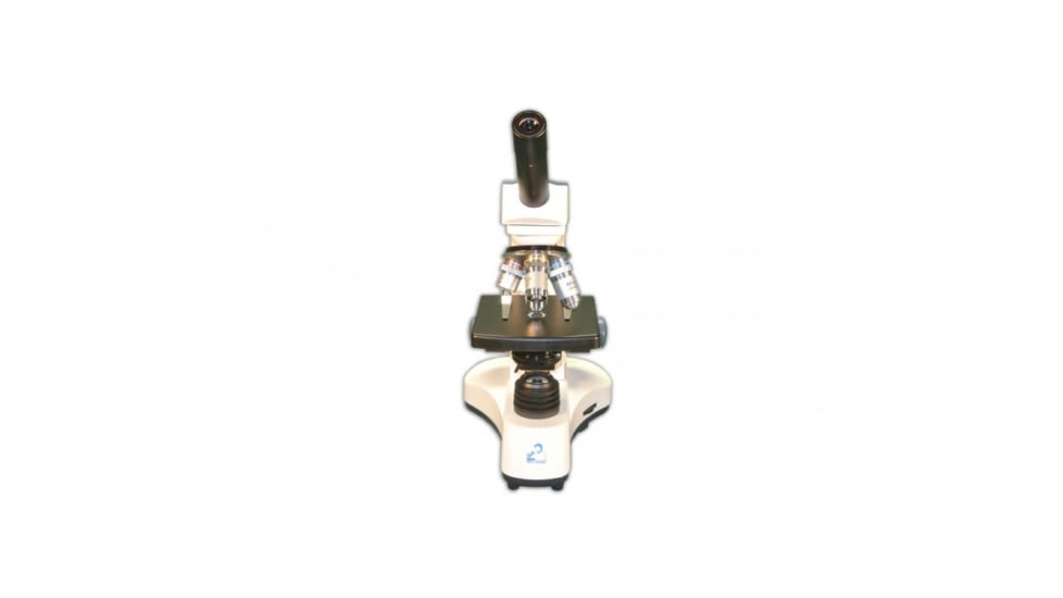Meiji Techno MT-12 LED Monocular Entry-Level Compound Microscope, White MT-12
