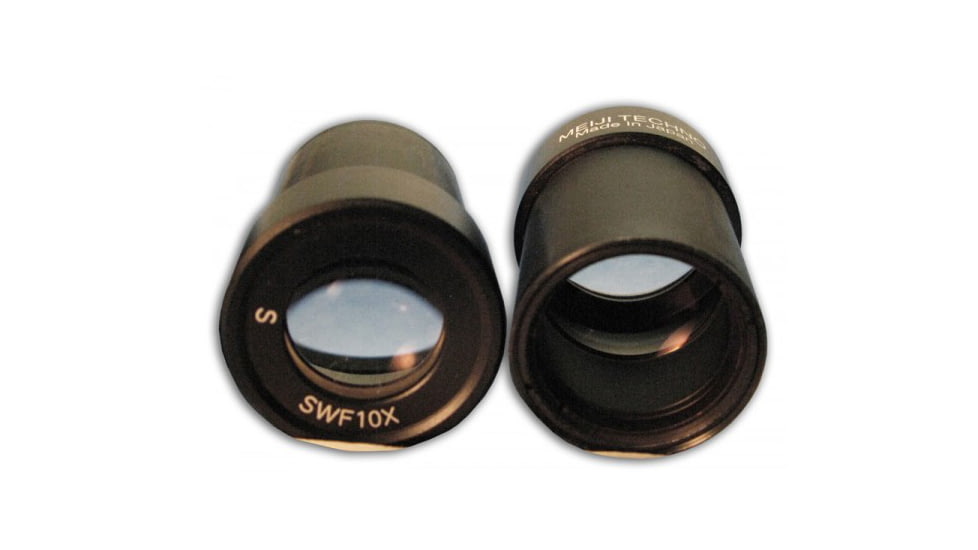Meiji Techno Super Widefield Eyepiece, 10X, Black, 2.5L x 2.5W x 1.5H, MA502