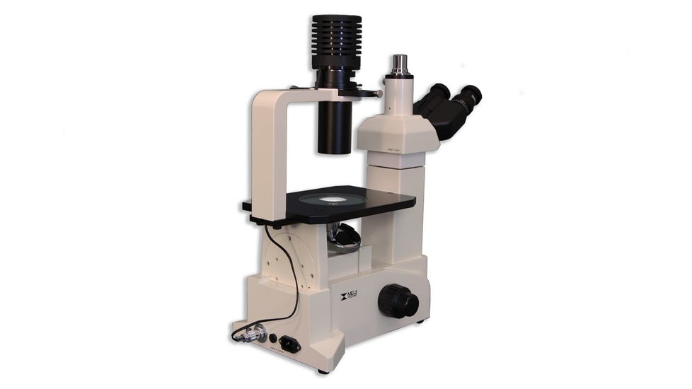Meiji Techno Trinocular Inverted Brightfield/Phase Contrast Biological Microscope, TC-5400