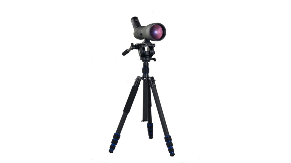 Meopta Carbon Fiber Tripod, Black/Blue, 653525