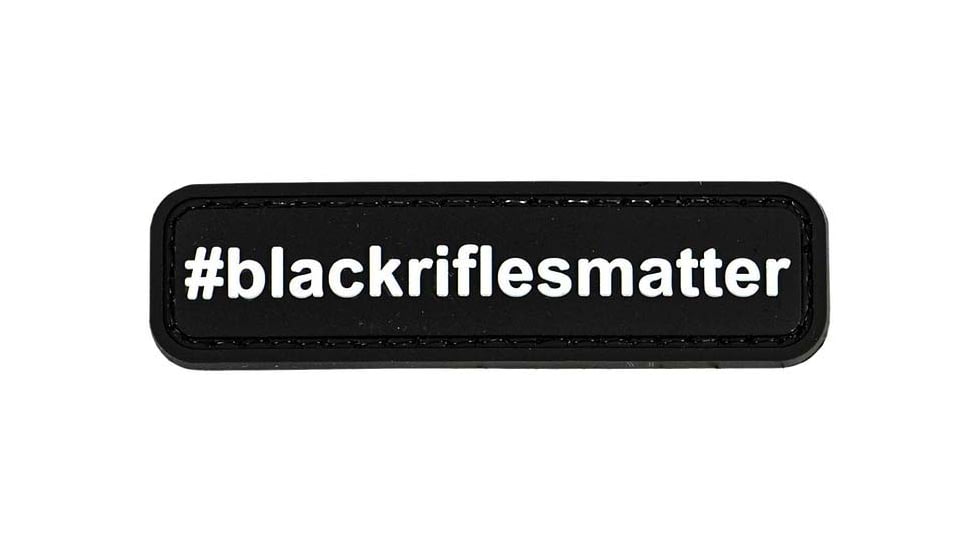 Merica Life Blackriflesmatter PVC Patch, 2.75 x .80, BRM
