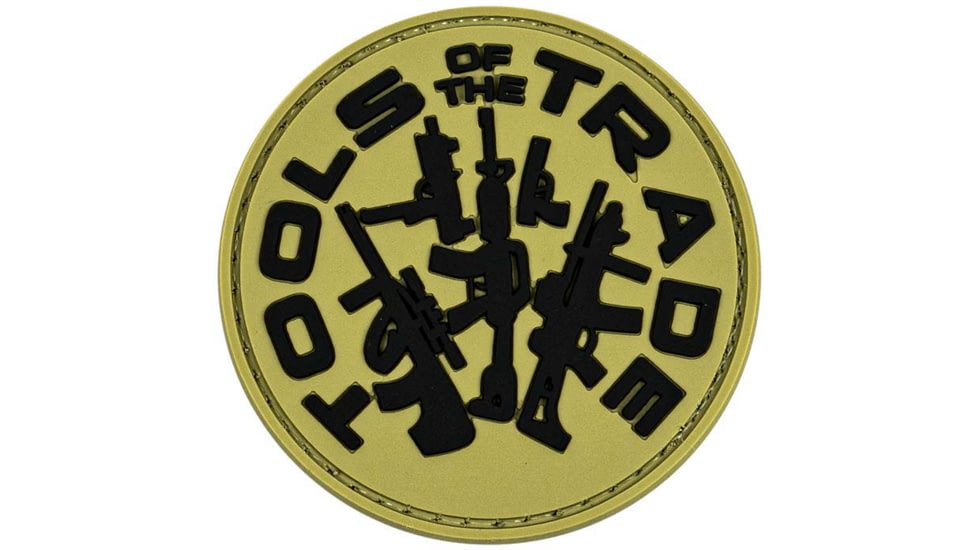 Merica Life Tools Of The Trade PVC Patch Tan Patch, 2.3, TOT-TAN