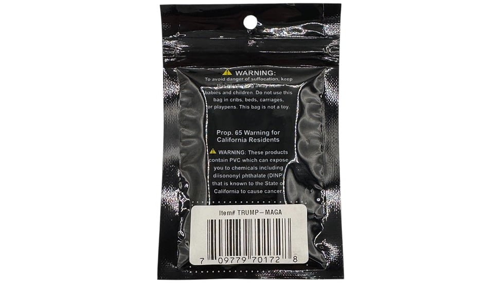 Merica Life Trump Flag MAGA 45/47 Patch, 3x1.5in, Red, TRUMP-MAGA