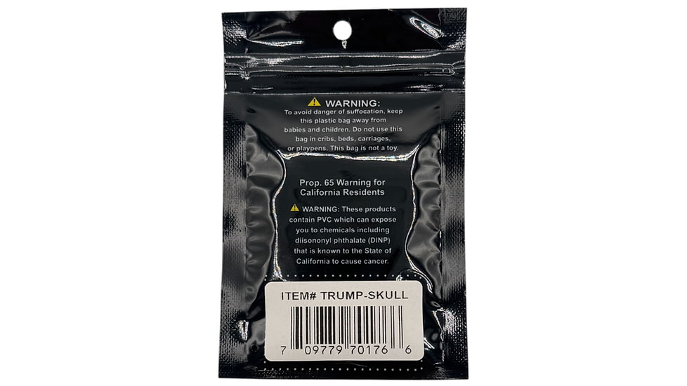 Merica Life Trumpinator Skull US Flag Patch, 2x2in, TRUMP-SKULL