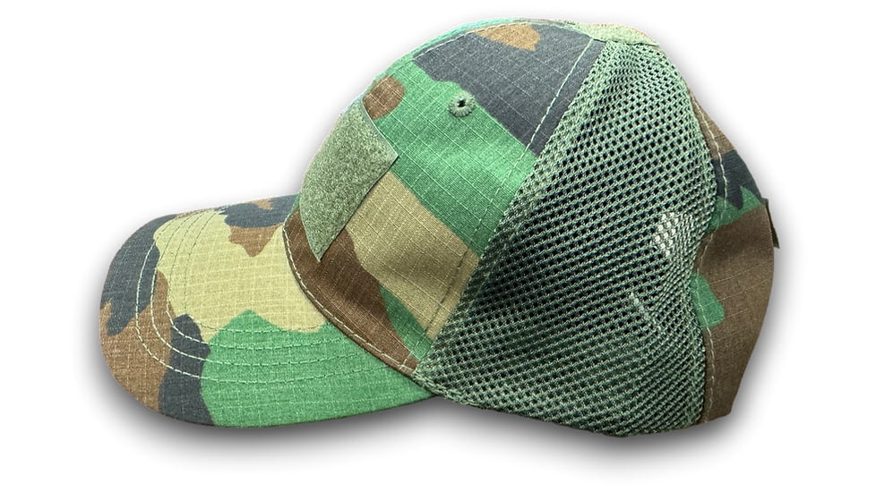 Merica Life Woodland Tactical Hat, Woodland Camo, OSAF, WDLNDH