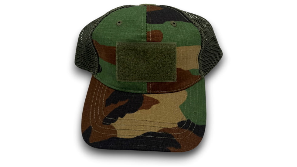 Merica Life Woodland Tactical Hat, Woodland Camo, OSAF, WDLNDH