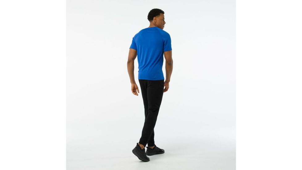 Smartwool Merino 150 Baselayer Short Sleeve Shirt Mens, Bright Blue, XXL, SW016041378-XXL