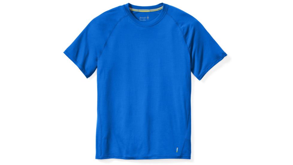 Smartwool Merino 150 Baselayer Short Sleeve Shirt Mens, Bright Blue, XXL, SW016041378-XXL