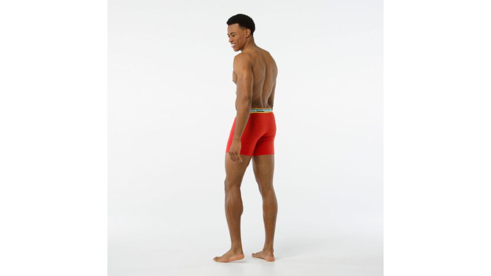 Smartwool Merino 150 Pattern Boxer Brief Mens, Tandoori Orange, XXL, SW014012823-XXL