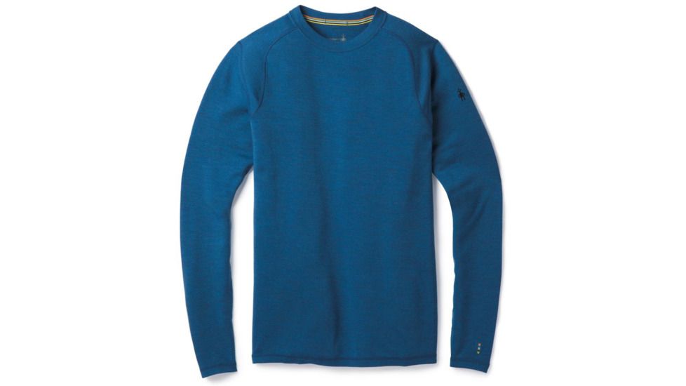 Smartwool Merino 250 Baselayer Crew-Men's, Bright Cobalt H, Medium, SW0NP600A18-M