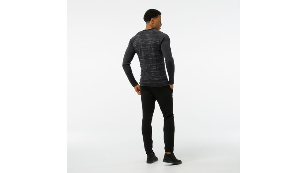 Smartwool Merino 250 Pocket Crew-Men's, Charcoal-Black, Extra Large, SW016084698-XXL