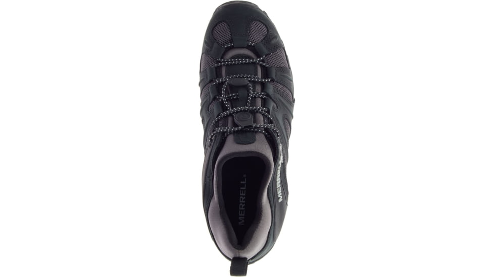 Merrell Chameleon 8 Stretch Waterproof Hiking Shoes - Mens, Black/Grey, 12, J034177-12