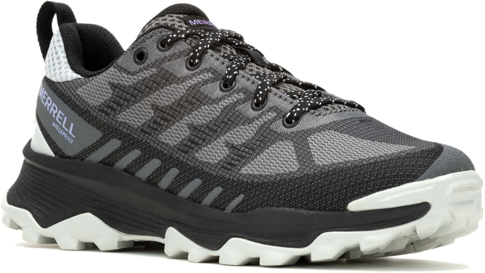 Merrell Speed Eco Waterproof Shoes - Womens, Charcoal/Orchid, 9, J037182-M-9