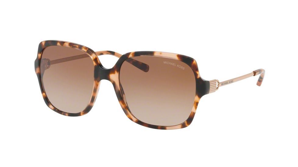 Michael Kors BIA MK2053 Sunglasses 315513-56 - Peach Tort Frame, Brown Gradient Lenses