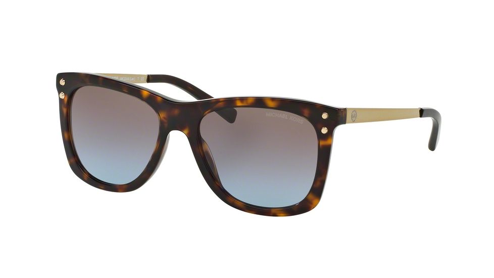Michael Kors LEX MK2046 Sunglasses 310613-54 - Dk Tortoise Frame, Brown Gradient Lenses