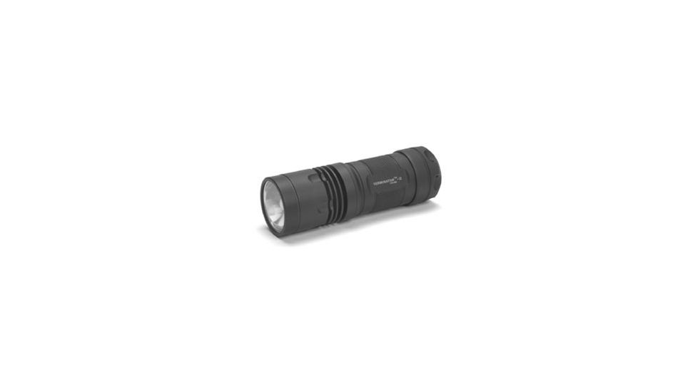 Microfire PT Terminator Tactical Flashlight with HID 10 Watt and Holster, Black, Large PT-502R