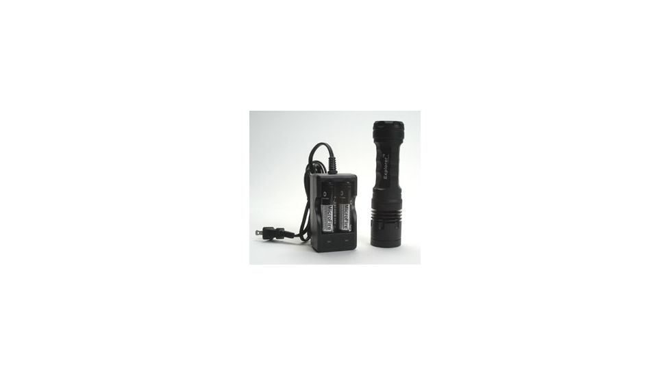 Microfire PTL-XML Explorer Tactical Flashlight with Holster, Black, Medium PTL2-R/XML