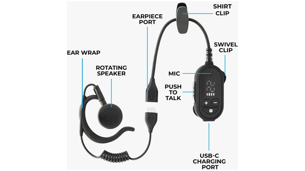 Midland ClipTalk FRS Radio 2 Pk w/CH02, CH03, &amp; USBC01, 1411179